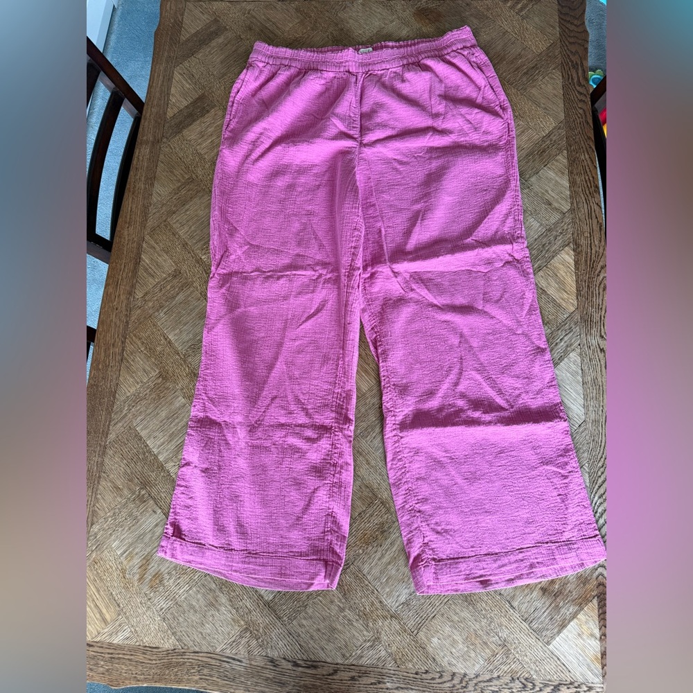 Wonderly Pink Wide Leg Pants